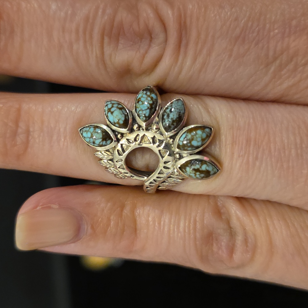 NEW Size 7.5 Genuine Sterling Silver Rings - Picture 8 of 9